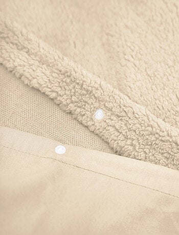 Parure de Lit Double Cocooning Taupe