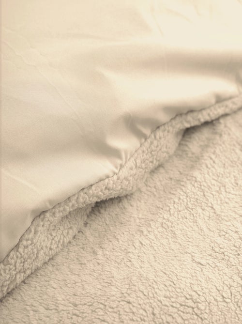 Parure de Lit Double Cocooning Taupe - Kiabi