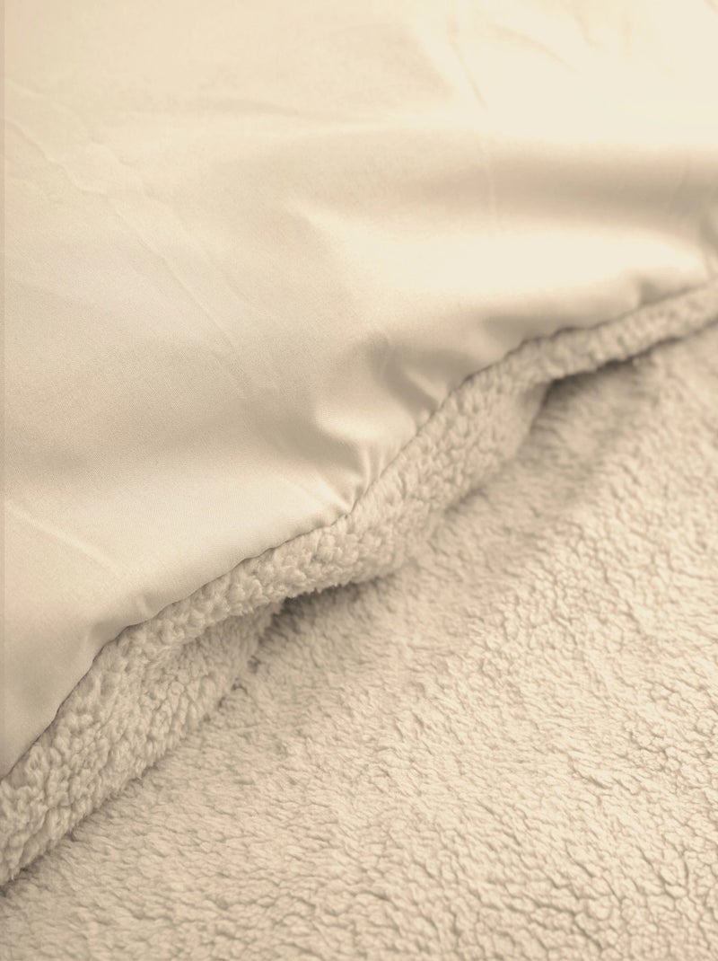 Parure de Lit Double Cocooning Taupe Taupe - Kiabi