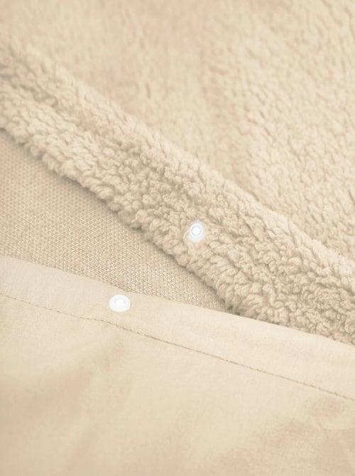Parure de Lit Double Cocooning Taupe - Kiabi