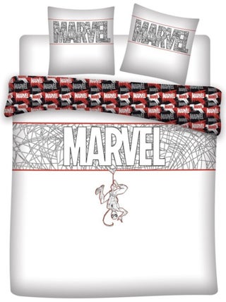 Parure de Lit Double Coton Réversible Marvel