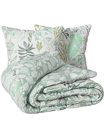 Parure de lit double en coton fenir