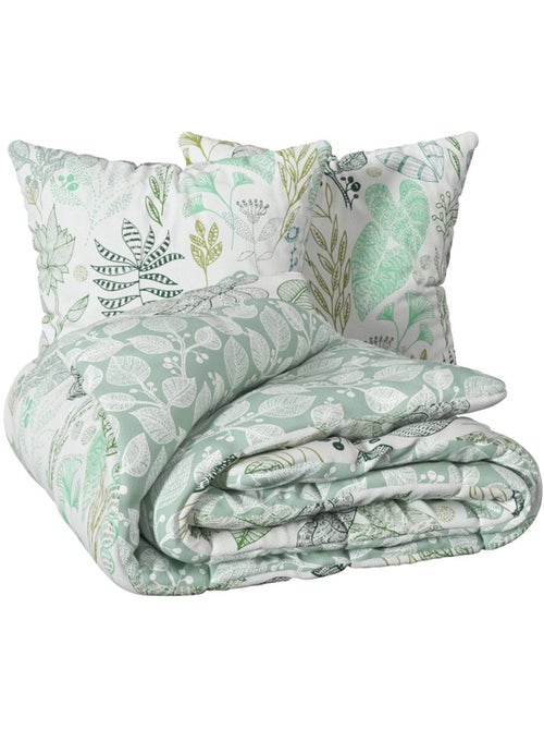 Parure de lit double en coton ALIOE - Kiabi