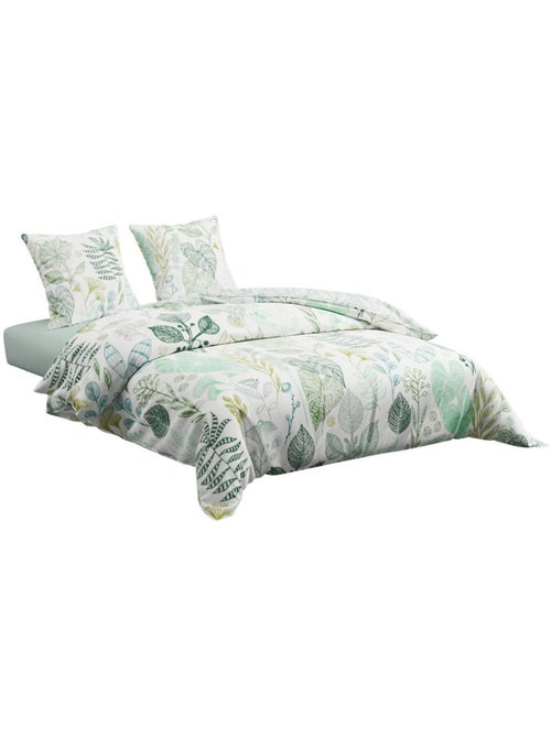 Parure de lit double en coton ALIOE - Kiabi