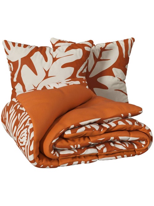 Parure de lit double en coton homy - Kiabi