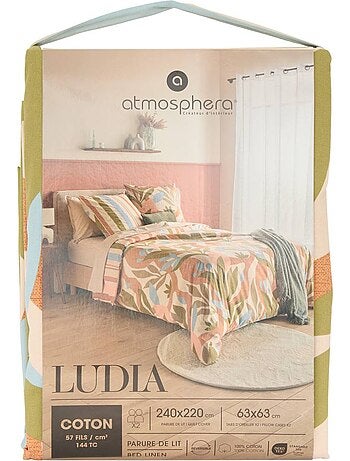 Parure de lit double en coton fenir