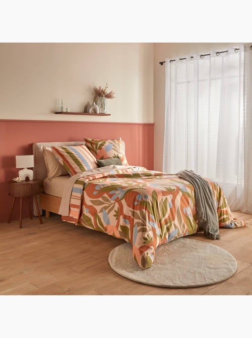 Parure de lit double en coton LUDIA - Kiabi