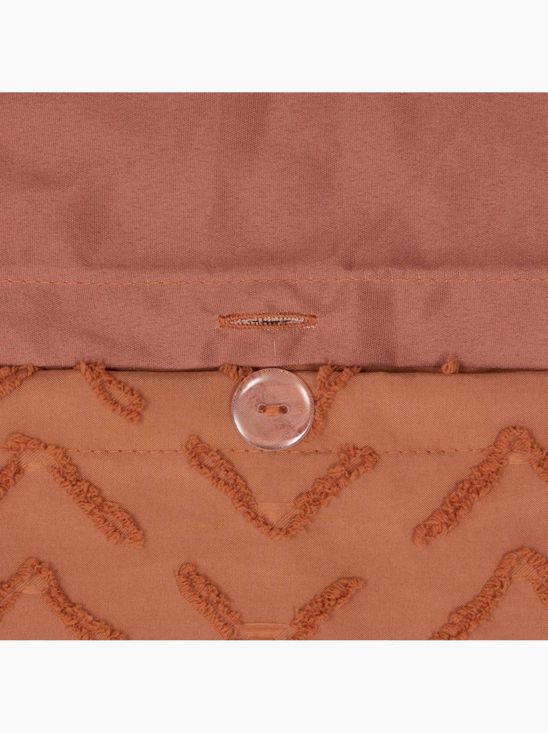 Parure de lit double en coton mialu Ocre - Kiabi