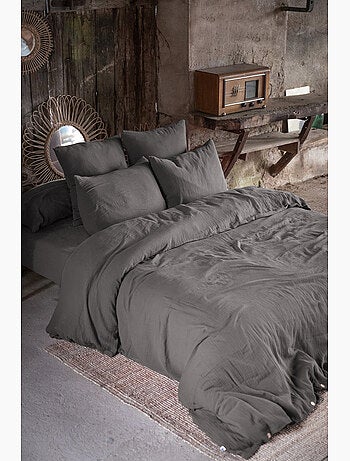 Parure de lit – Double gaze de coton – + 2 taies 50 x 70