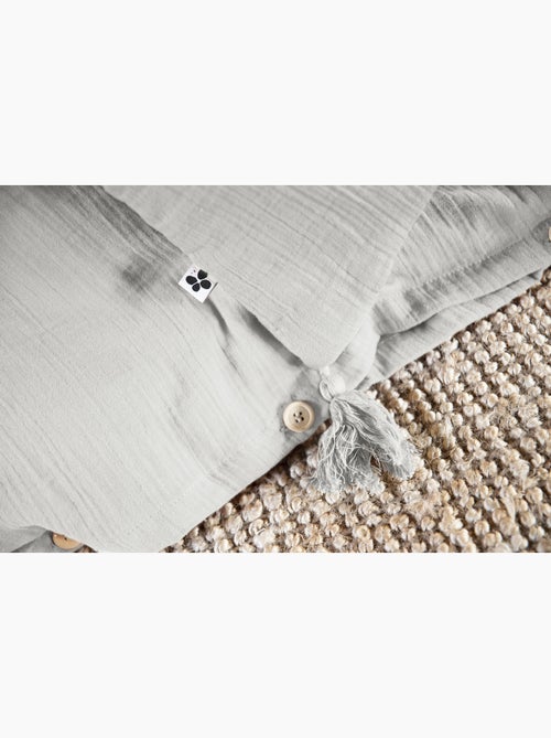 Parure de lit – Double gaze de coton – + 2 taies 50 x 70 - Kiabi Parure de lit – Double gaze de coton – + 2 taies 50 x 70 - Kiabi