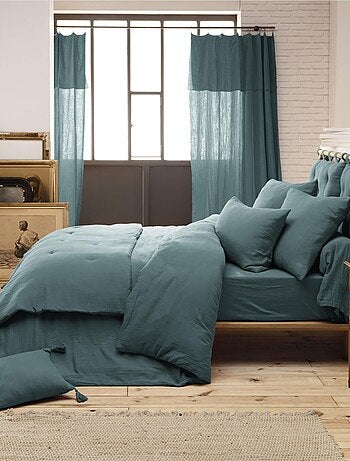 Parure de lit double gaze de coton