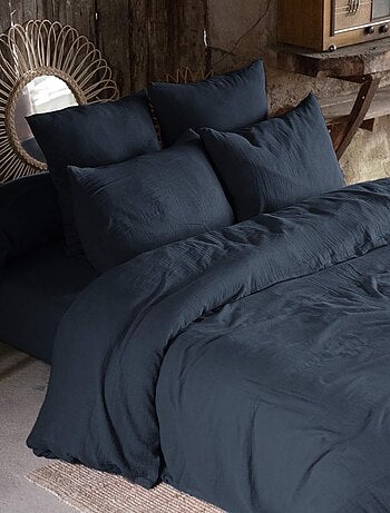 Parure de lit double gaze de coton