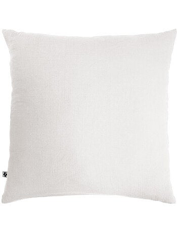 Parure de lit Double gaze de coton GAÏA + 2 taies 60x60 cm
