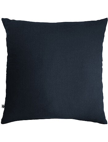 Parure de lit Double gaze de coton GAÏA + 2 taies 60x60 cm