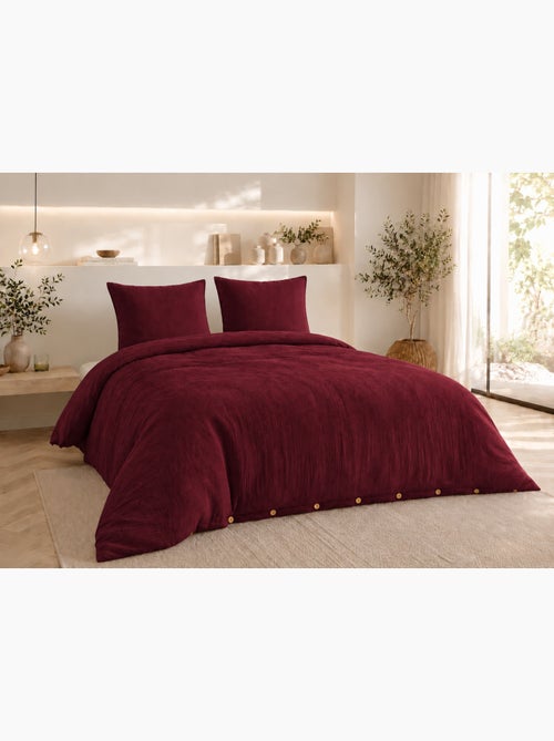 Parure de lit Double gaze de coton GAÏA + 2 taies 60x60 cm - Kiabi