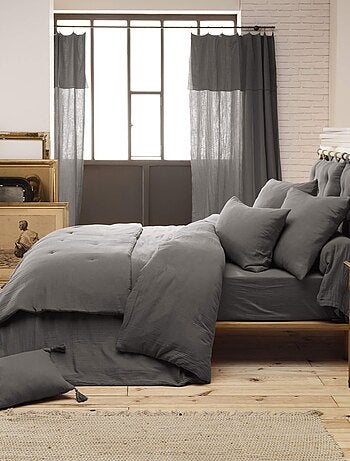 Parure de lit double gaze de coton