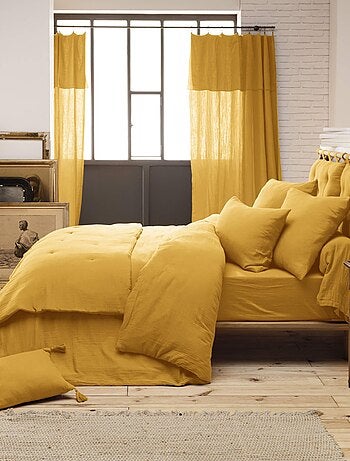 Parure de lit double gaze de coton