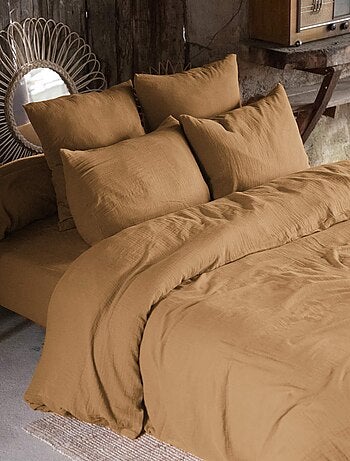 Parure de lit double gaze de coton