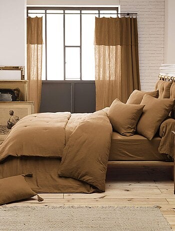 Parure de lit double gaze de coton