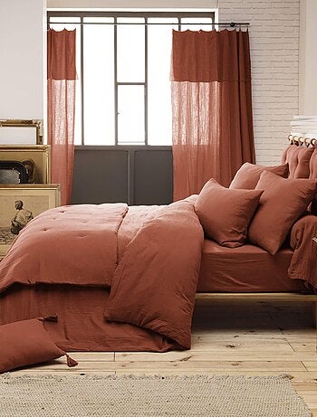 Parure de lit double gaze de coton