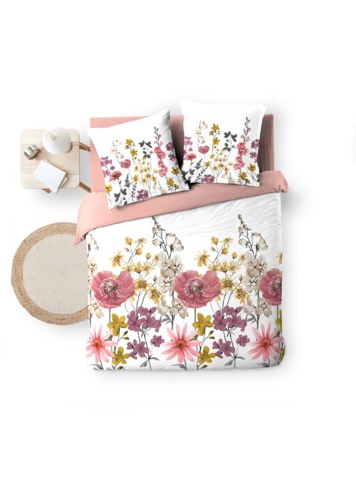 Parure de lit double gaze de coton ROSINE - Kiabi