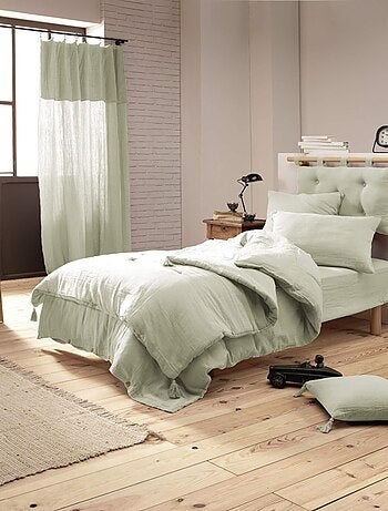 Parure de lit double gaze de coton