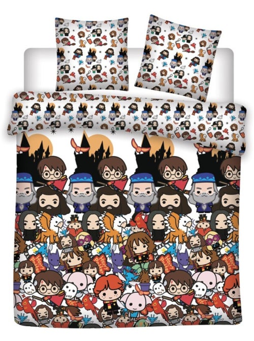 Parure de Lit Double Harry Potter Imprimée Réversible Lit 2 places, CHIBI - Kiabi Parure de Lit Double Harry Potter Imprimée Réversible Lit 2 places, CHIBI - Kiabi