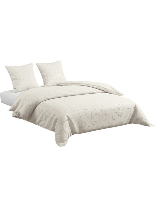 Parure de lit double NYERO - Kiabi Parure de lit double NYERO - Kiabi