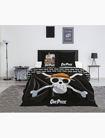 Parure de Lit Double One Piece 240x220 cm + 2 Taies 63x63 cm 100% Polyester
