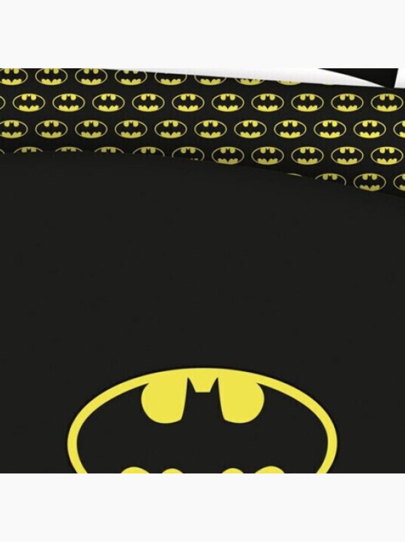 Parure de lit double réversible Batman - 220 cm x 240 cm Noir Noir - Kiabi
