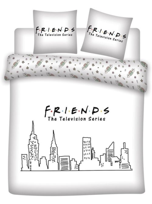 Parure de lit double réversible Friends - 220 cm x 240 cm - Kiabi