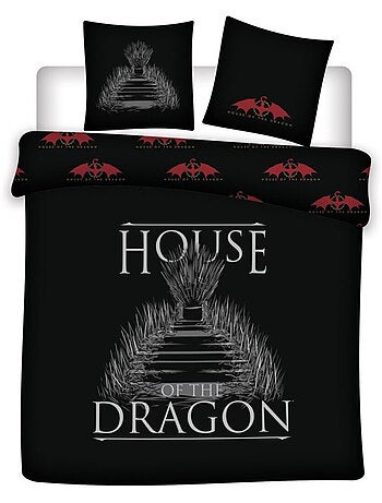 Parure de lit double réversible House of the Dragon - 220 cm x 240 cm