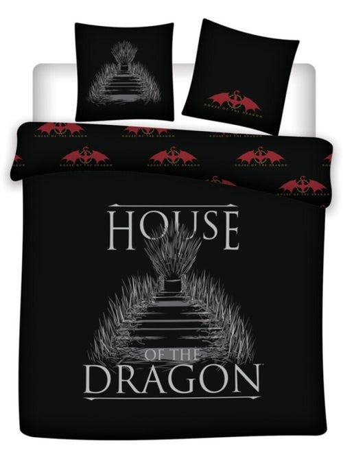 Parure de lit double réversible House of the Dragon - 220 cm x 240 cm - Kiabi