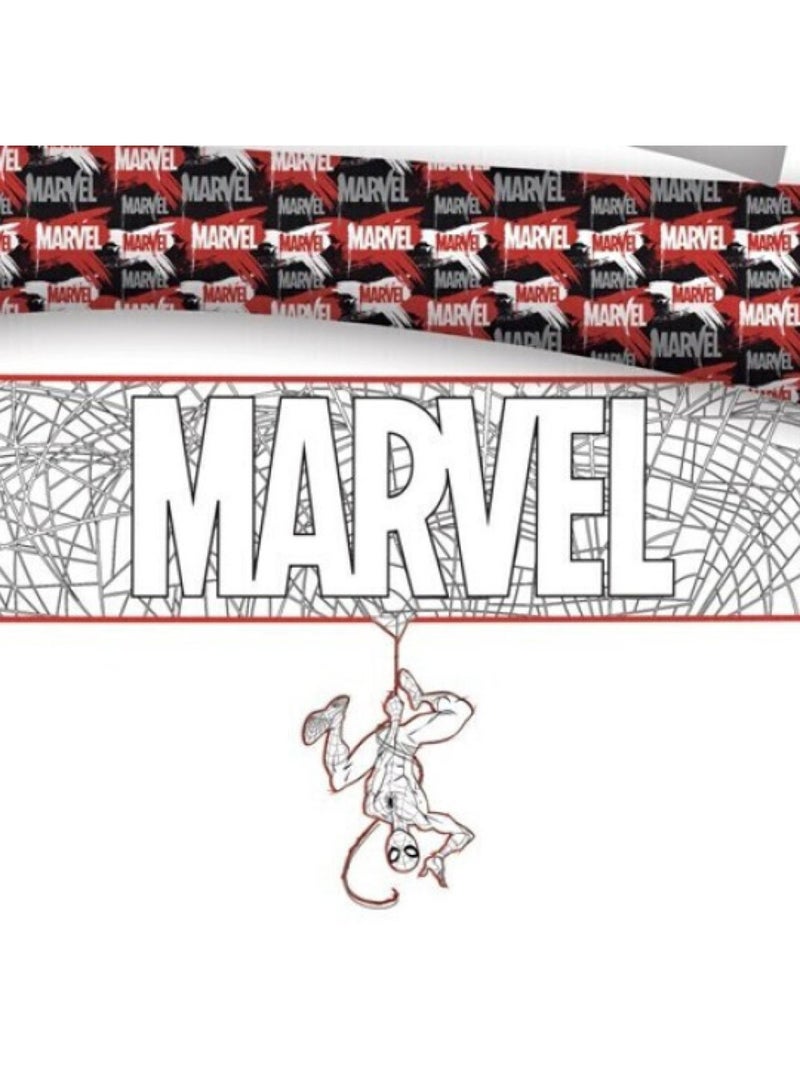 Parure de lit double réversible Marvel Spiderman - 220 cm x 240 cm Rouge - Kiabi