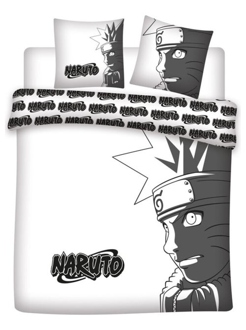 Parure de Lit double Réversible Polycoton Manga - Kiabi