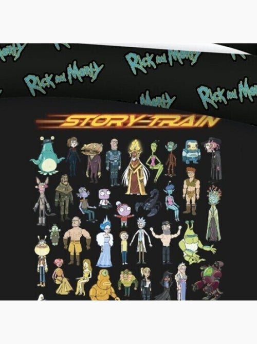 Parure de lit double réversible Rick et Morty - 220 cm x 240 cm - Kiabi Parure de lit double réversible Rick et Morty - 220 cm x 240 cm - Kiabi