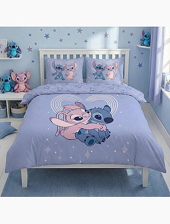 Parure de Lit Double Stitch et Angel, 100% Coton Oeko-Tex, Lit 2 places, DREAM