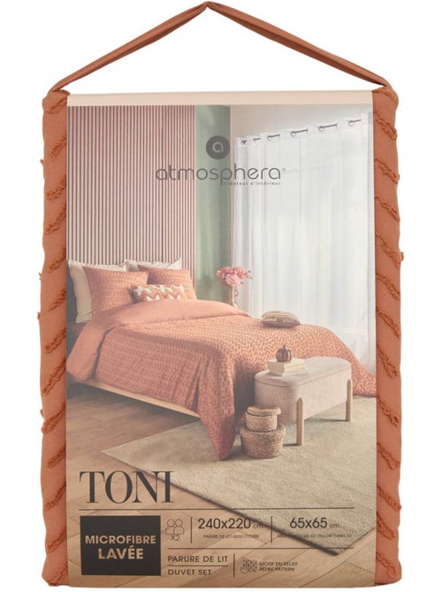 Parure de lit double TONI - Kiabi
