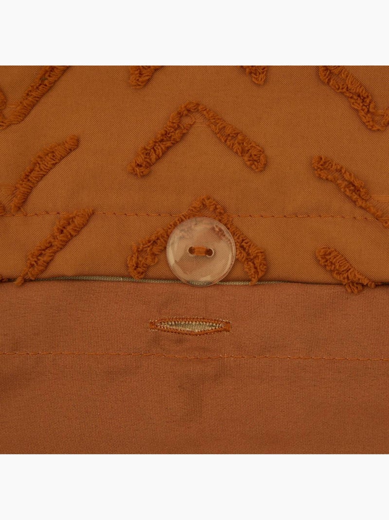 Parure de lit double TONI Terracotta - Kiabi