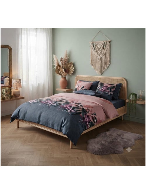 Parure de lit douceur florale - Kiabi