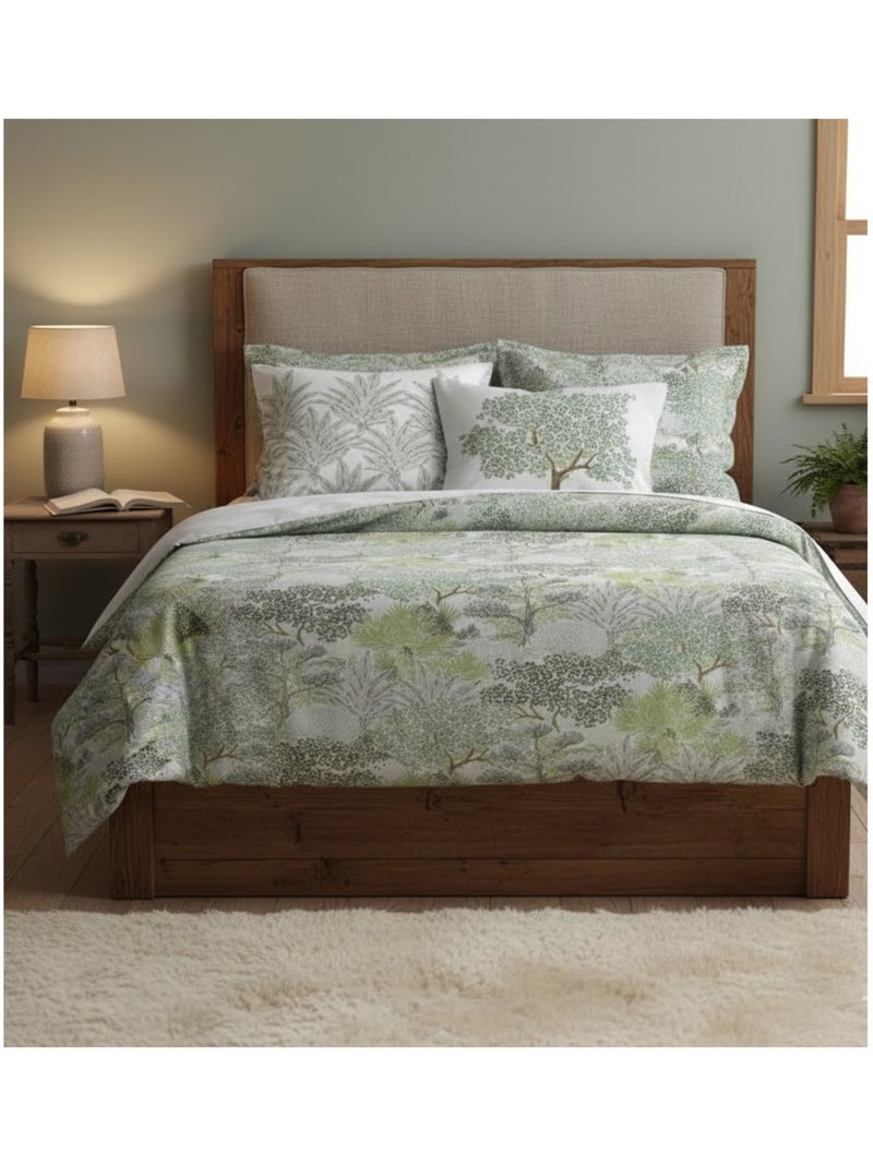 Parure de lit Douceur foret Vert - Kiabi