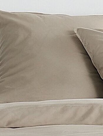 Parure de lit effet lavé uni ESSENTIAL