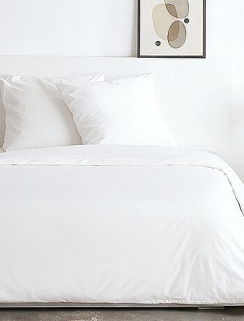 Parure de lit effet lavé uni ESSENTIAL