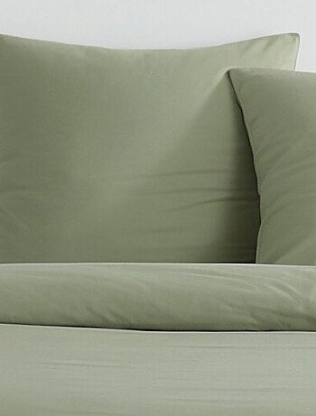 Parure de lit effet lavé uni ESSENTIAL