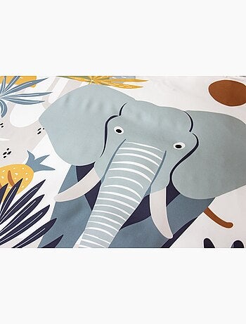 Parure de lit eleph microfibre - 140x200 / gris
