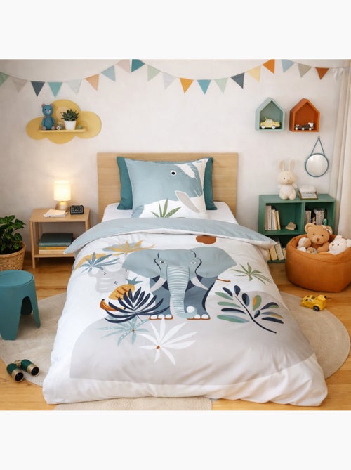Parure de lit ELEPH Microfibre - Kiabi
