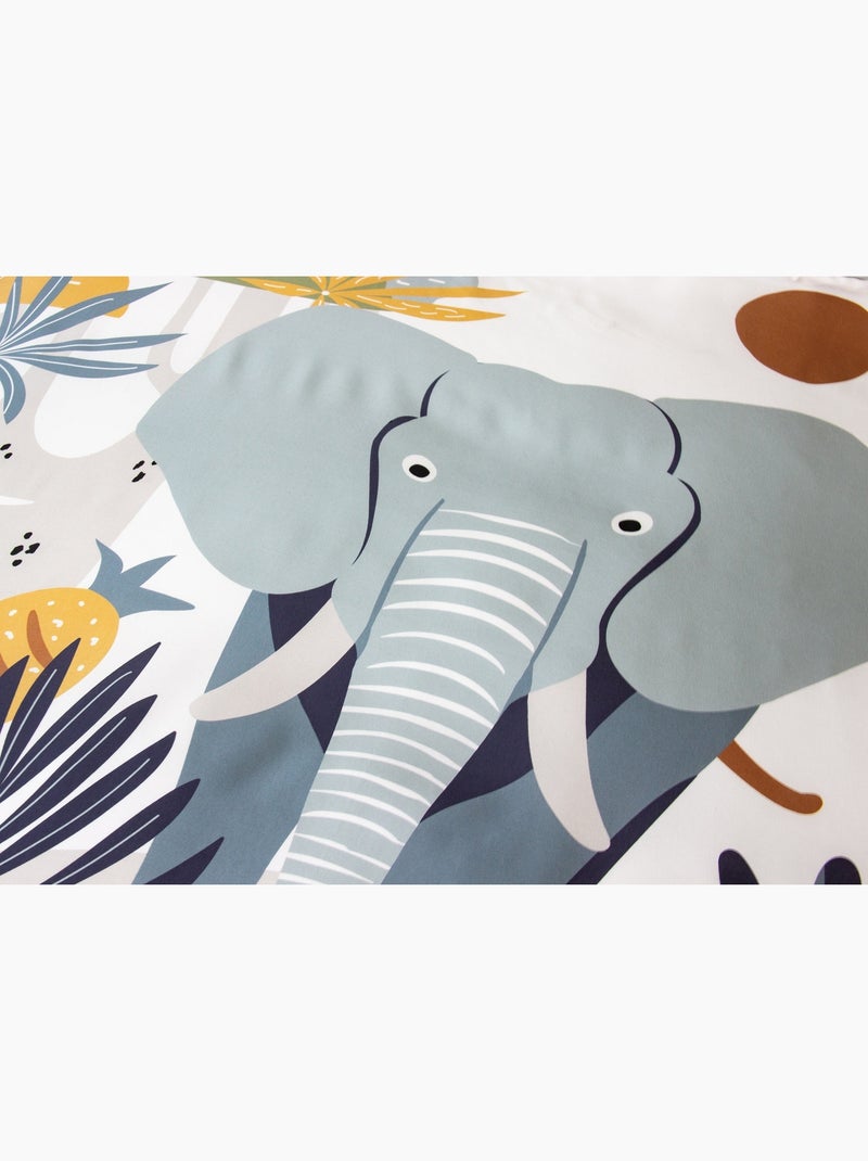 Parure de lit ELEPH Microfibre Gris - Kiabi
