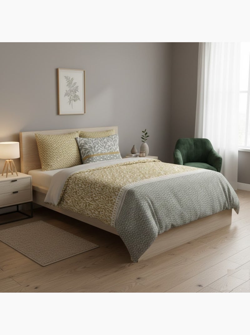 Parure de lit embruns Marron - Kiabi