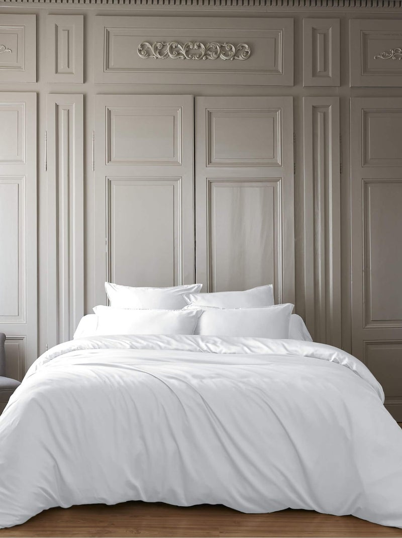 Parure de lit en bambou Blanc - Kiabi