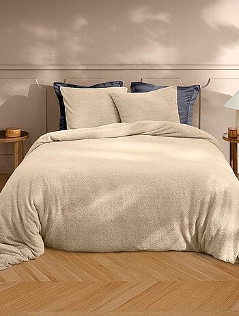 Parure de lit en bouclette unie